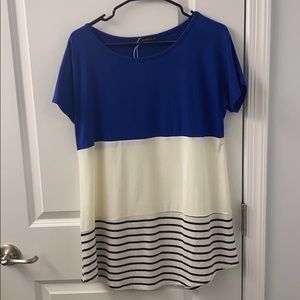 Color block shirt